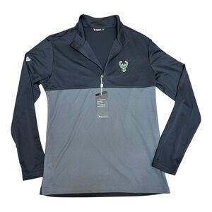 Men’s Levelwear Milwaukee Bucks Half-Zip Pullover